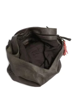 Freundgasse 1 Shopper genarbtes Leder dunkelgrün