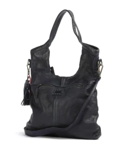 Freundgasse 2 Shopper genarbtes Leder navy