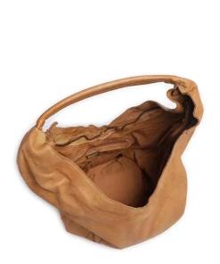 Freundgasse 1 Shopper genarbtes Leder braun