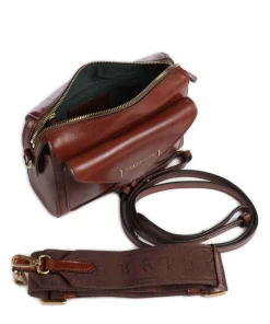 Frida Umhängetasche fein genarbtes Rindsleder braun