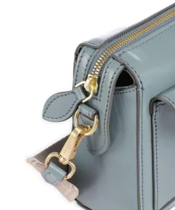 Frida Umhängetasche Rindsleder hellblau