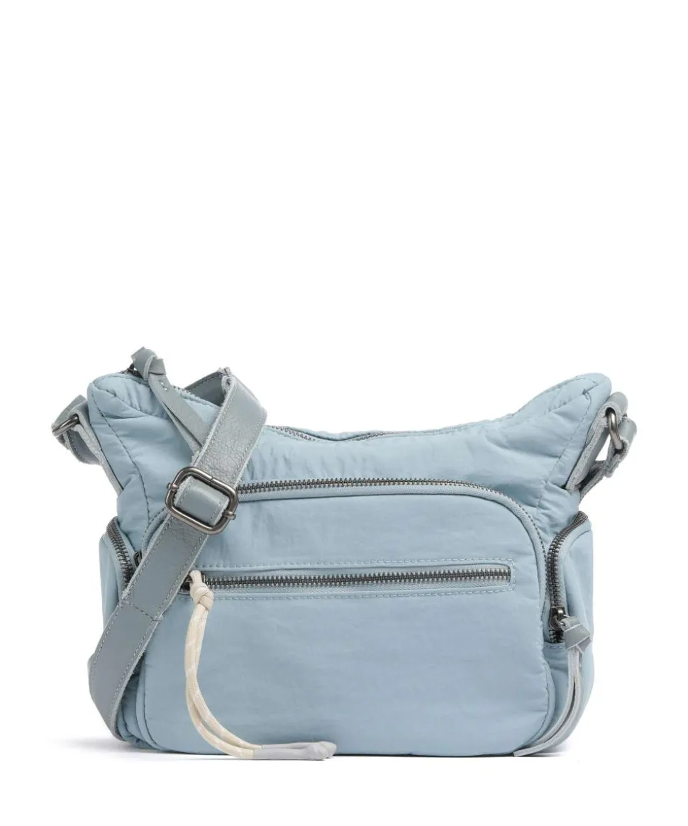 Friends for life Umhängetasche Polyester hellblau