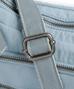 Friends for life Umhängetasche Polyester hellblau