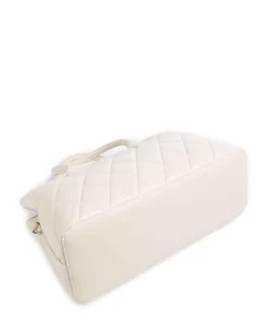 Frisia Handtasche Lederimitat creme