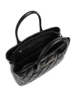 Frisia Handtasche Lederimitat schwarz