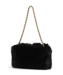 Furie Schultertasche Kunstfell schwarz