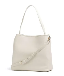 Futura Beuteltasche Lederimitat creme