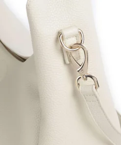 Futura Beuteltasche Lederimitat creme