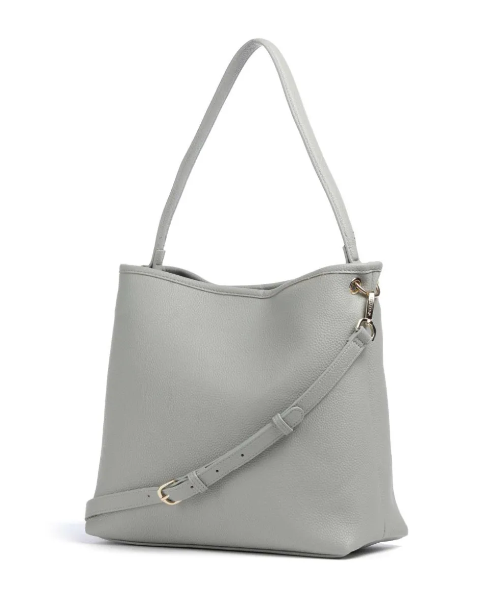 Futura Beuteltasche Lederimitat grau