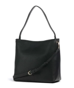 Futura Beuteltasche Lederimitat schwarz