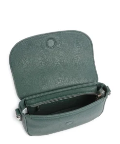 Futura Umhängetasche Lederimitat dunkelgrün