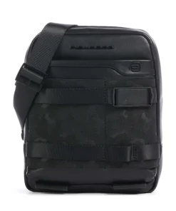 FXP Umhängetasche fein genarbtes Rindsleder schwarz