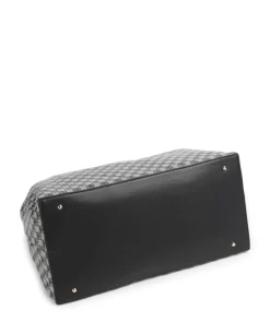 G Wave Large Shopper Lederimitat schwarz