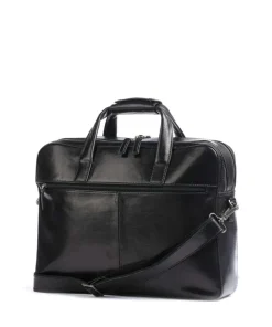 Gaucho Paul Aktentasche 15″ fein genarbtes Rindsleder schwarz