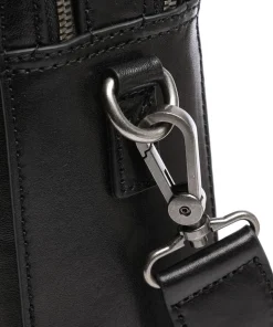 Gaucho Paul Aktentasche 15″ fein genarbtes Rindsleder schwarz