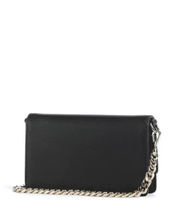 Geldbörse Lederimitat schwarz