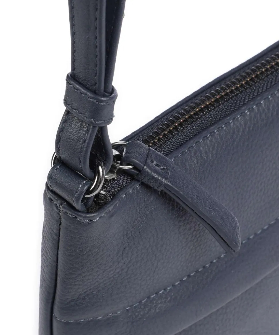 Genie Umhängetasche genarbtes Rindsleder navy