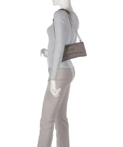 Gerty Peony Schultertasche Lederimitat taupe