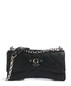 Gerty Peony Schultertasche Lederimitat schwarz