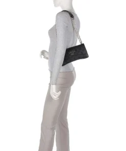 Gerty Peony Schultertasche Lederimitat schwarz