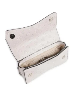 Gerty Peony Schultertasche Lederimitat weiß