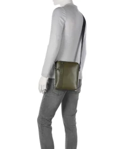 Giacomo Umhängetasche genarbtes Rindsleder khaki