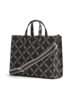 Gigi Handtasche Baumwolle dunkelbraun