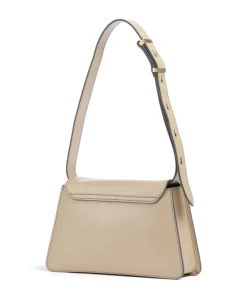 Ginevra Schultertasche fein genarbtes Rindsleder beige