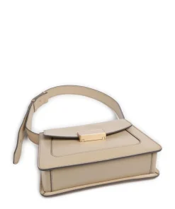 Ginevra Schultertasche fein genarbtes Rindsleder beige