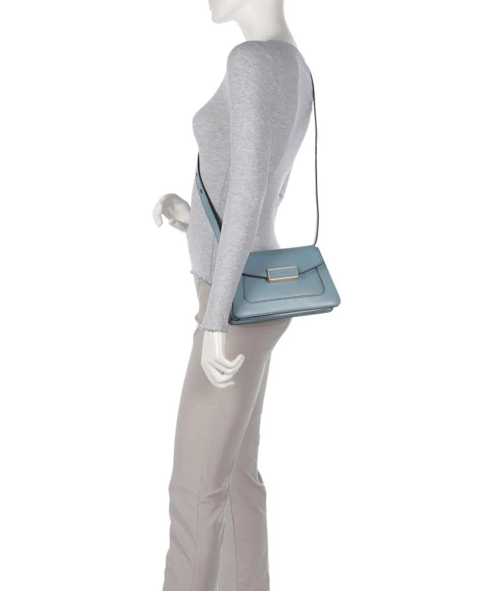 Ginevra Umhängetasche Rindsleder blau