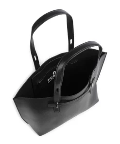 Giove L Shopper Leder schwarz