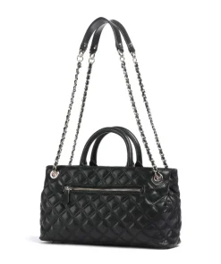 Giully Handtasche Lederimitat schwarz