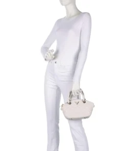 Giully Handtasche Lederimitat elfenbein