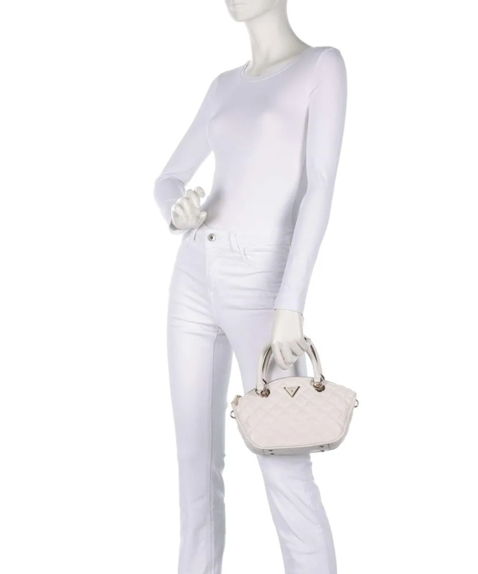 Giully Handtasche Lederimitat elfenbein