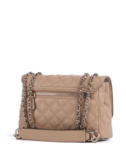 Giully Schultertasche Lederimitat beige