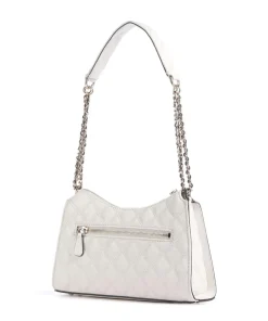 Giully Schultertasche Lederimitat elfenbein