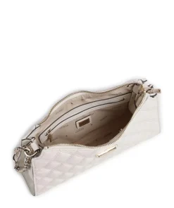 Giully Schultertasche Lederimitat elfenbein