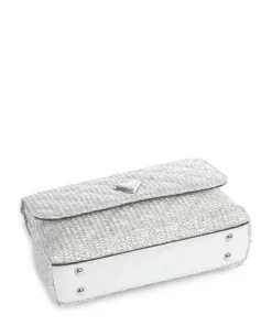 Giully Schultertasche Papier, Polyester silber