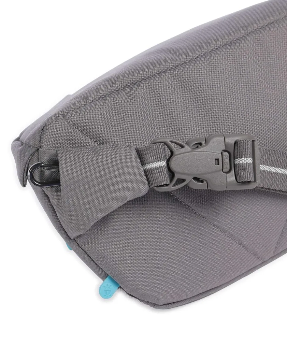 Go Gürteltasche recyceltes Polyester grau