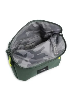 Go Saddle Umhängetasche recyceltes Polyester dunkelgrün