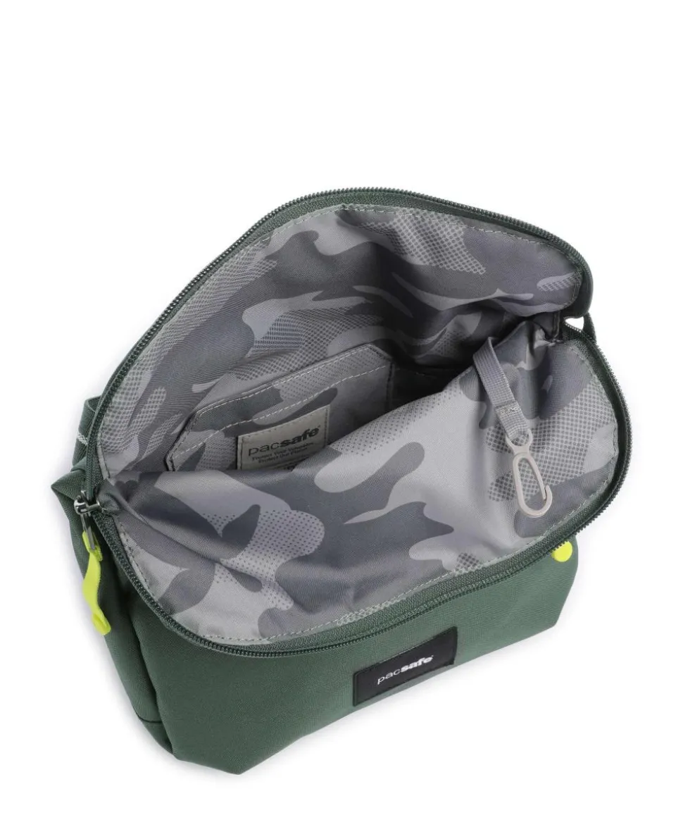 Go Saddle Umhängetasche recyceltes Polyester dunkelgrün