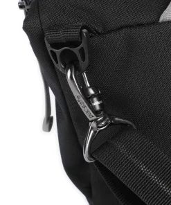 Go Saddle Umhängetasche recyceltes Polyester schwarz