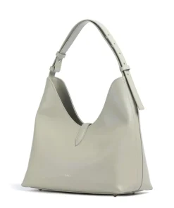 Goccia M Beuteltasche fein genarbtes Kalbsleder graugrün