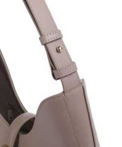 Goccia M Beuteltasche fein genarbtes Kalbsleder taupe