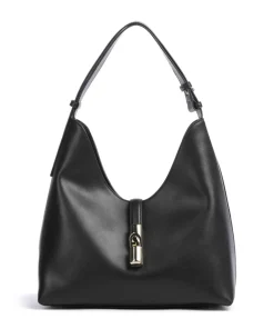 Goccia M Beuteltasche fein genarbtes Kalbsleder schwarz