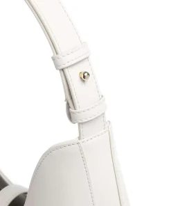 Goccia M Beuteltasche fein genarbtes Kalbsleder creme