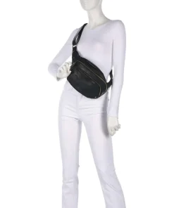 Golden Chic Gürteltasche fein genarbtes Rindsleder schwarz