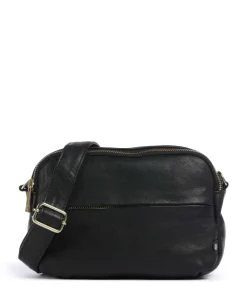 Golden Chic Umhängetasche Rindsleder schwarz