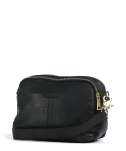 Golden Chic Umhängetasche Rindsleder schwarz