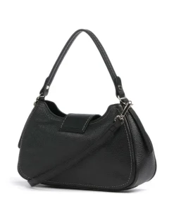 Gondola Beuteltasche genarbtes Leder schwarz